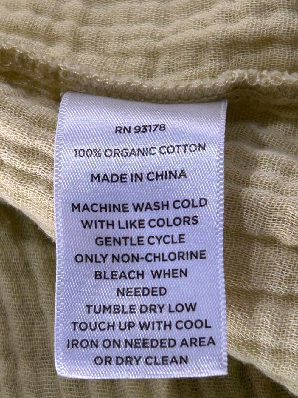 Magaschoni Cotton Gauze Shirt Dress Long Sleeves Organic Cotton Size Large - Picture 6 of 11